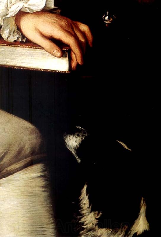 Thomas Gainsborough Detail of Portrait of John Sparrowe Norge oil painting art